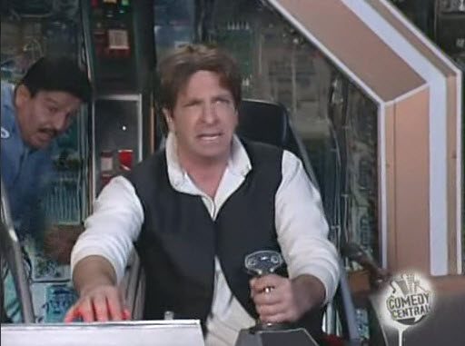Taylor Brooks as HAN SOLO, from STAR WARS on MIND of MENCIA on Comedy Central.