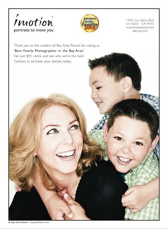 2008 Bay Area Parent Magazine Advertisement