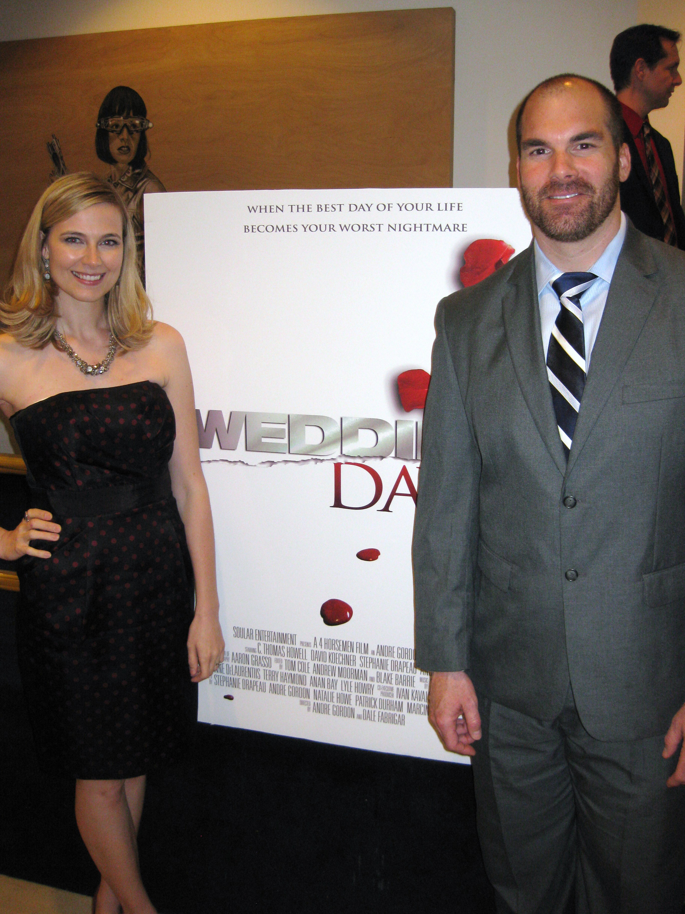 Jennifer Keller and Brandon Molale at the Premiere of 