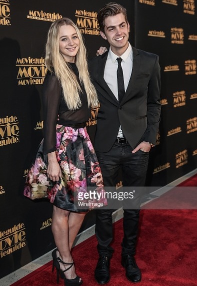 2015 Movie Guide Awards / Cameron Palatas with his co-star Mollee Gray