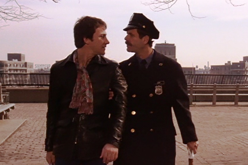 Zack Norman as Patrolman Levy (with Harvey Keitel) in 