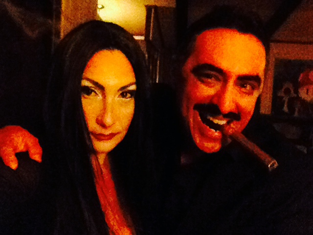 Morticia and Gomez portrayal by Efthemia Papadopoulos and Gabriel Valencia 2014