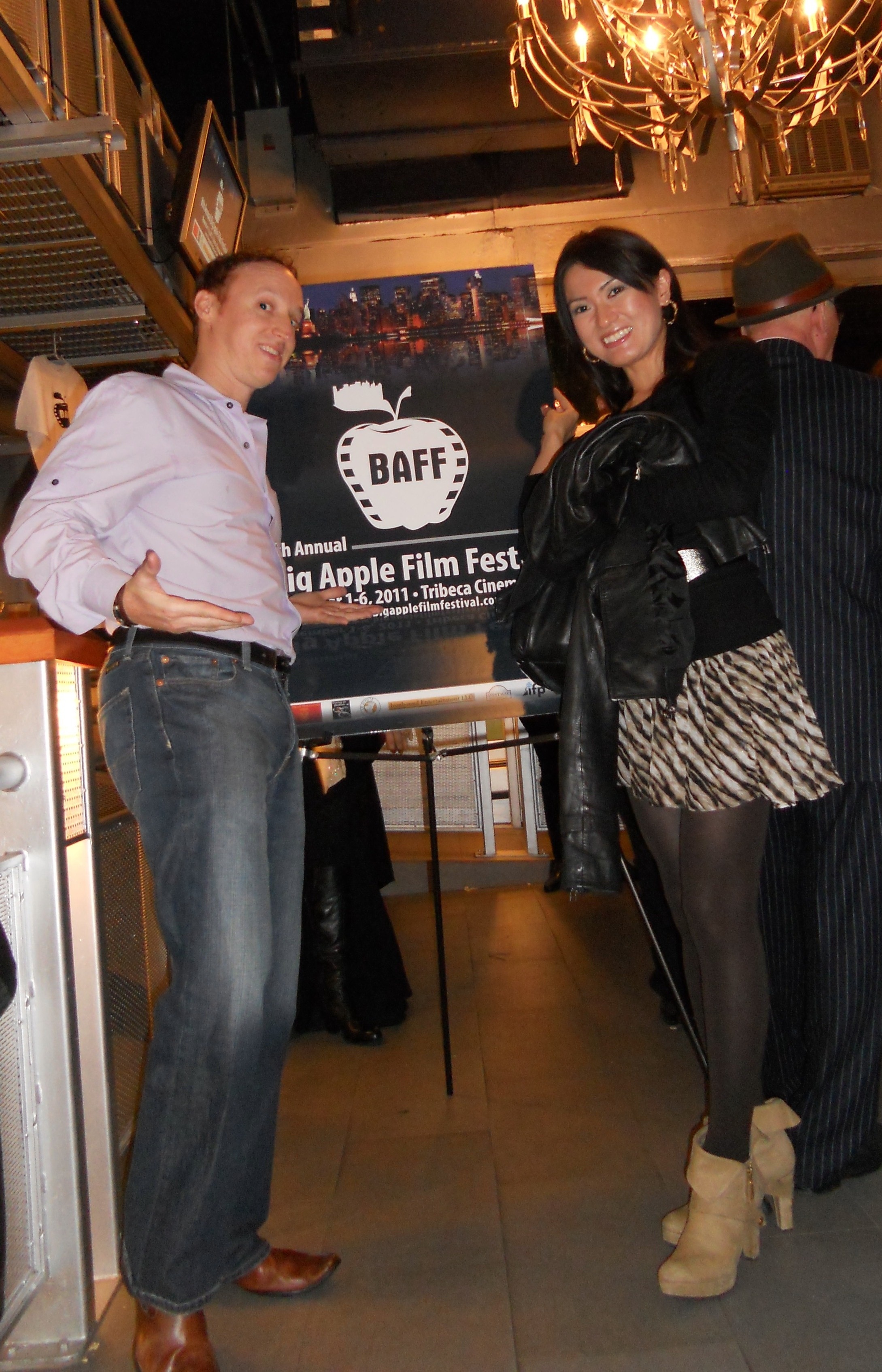 Guests of Kathryn Bryding at The Big Apple Film Festival November 5, 2011 Tribeca Cinemas NYC. High Hopes- Official Selection