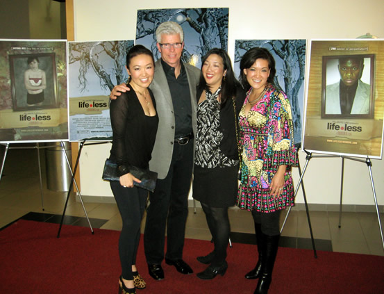 Life.Less movie screening Standing with Producers Cliff Wright & Mary Kim