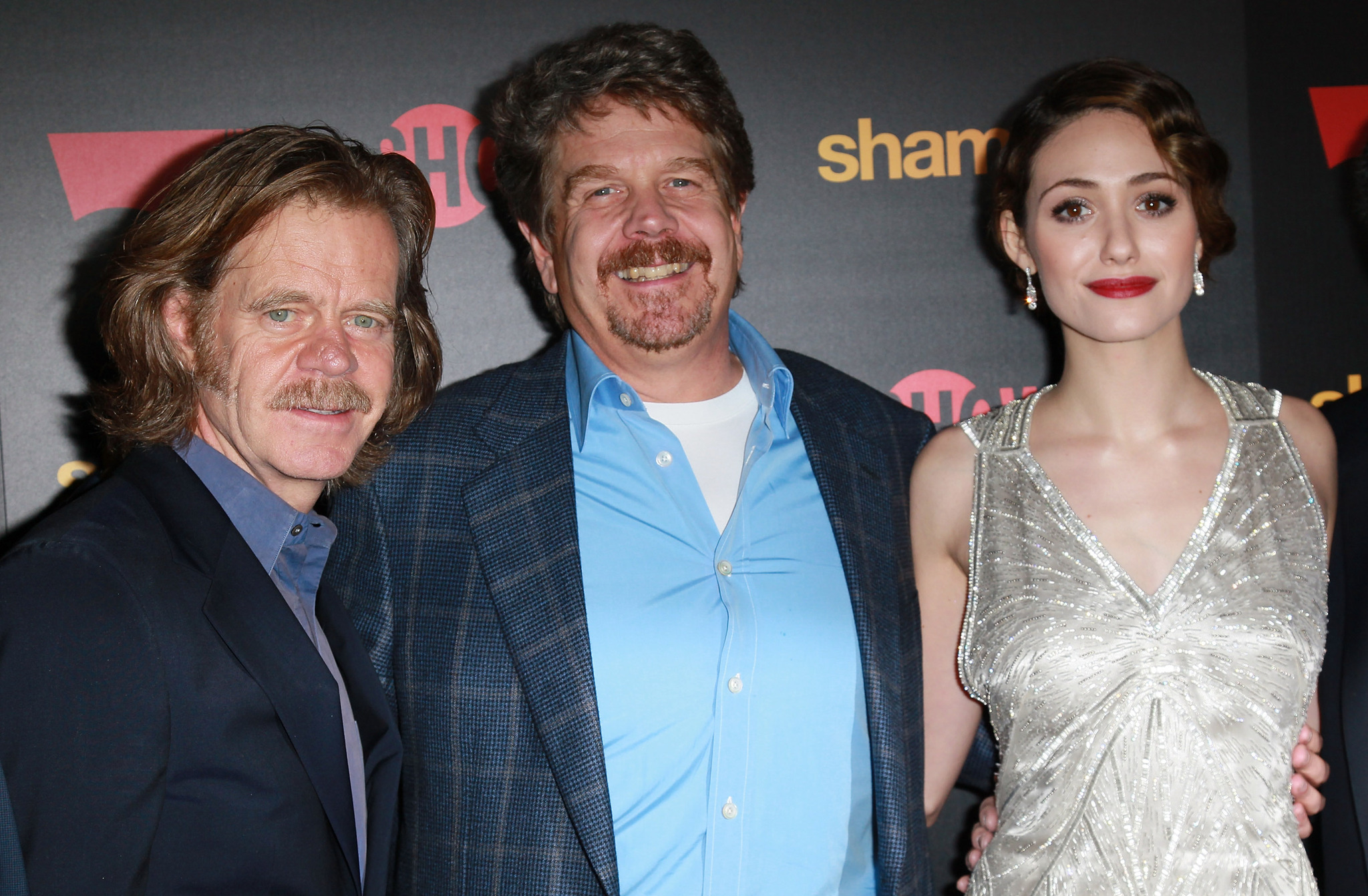 William H. Macy, Emmy Rossum and Elliott D. Yancey at event of Shameless (2011)