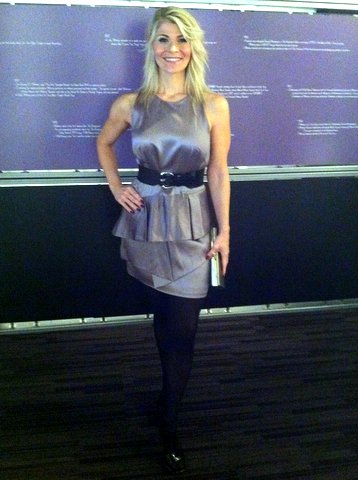 Shannon Malone at the Happy on the Ground movie premiere at the Grammy Museum in Los Angeles