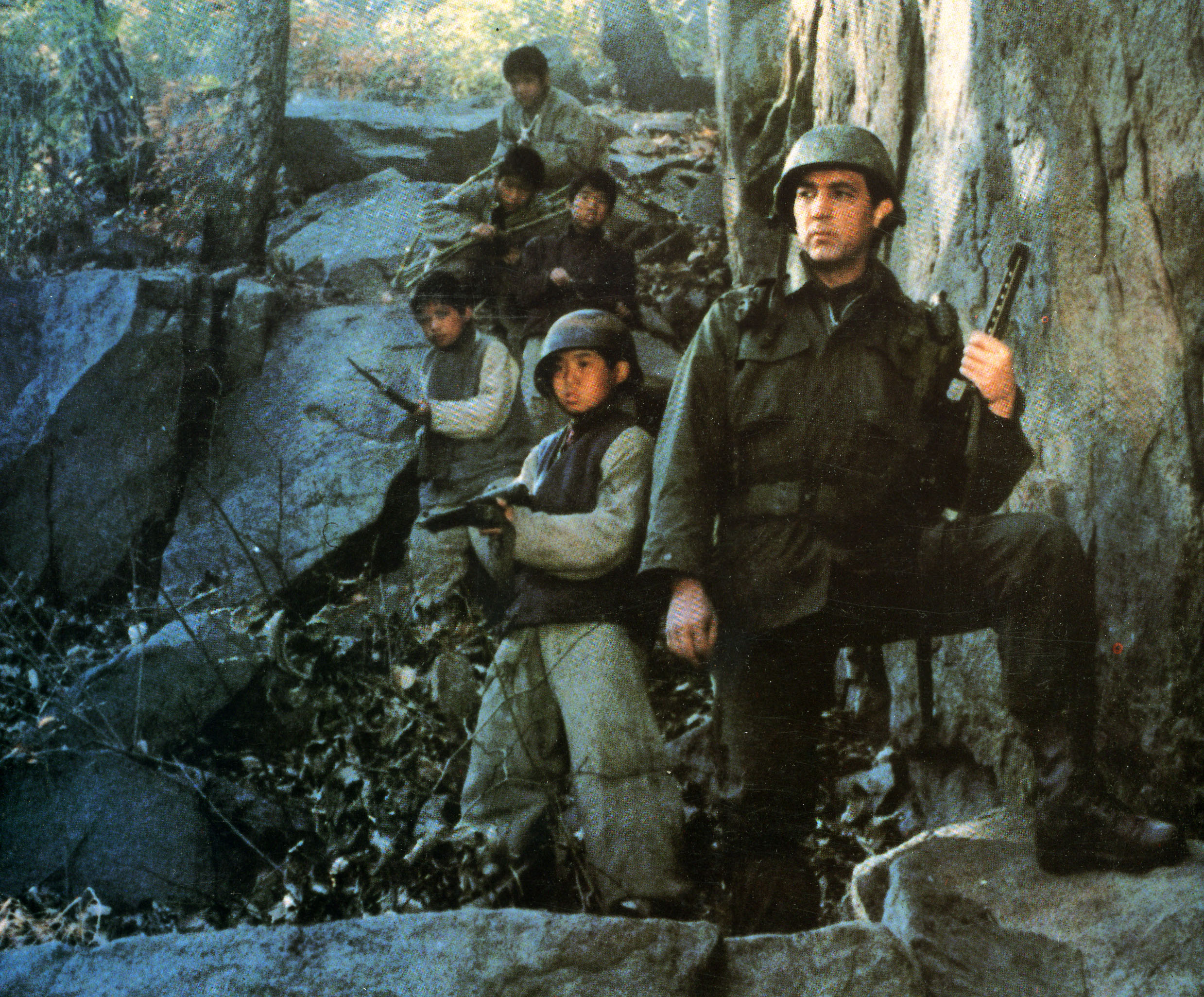 Dennis Christen with his Soldiers of Innocence troops in 1988.