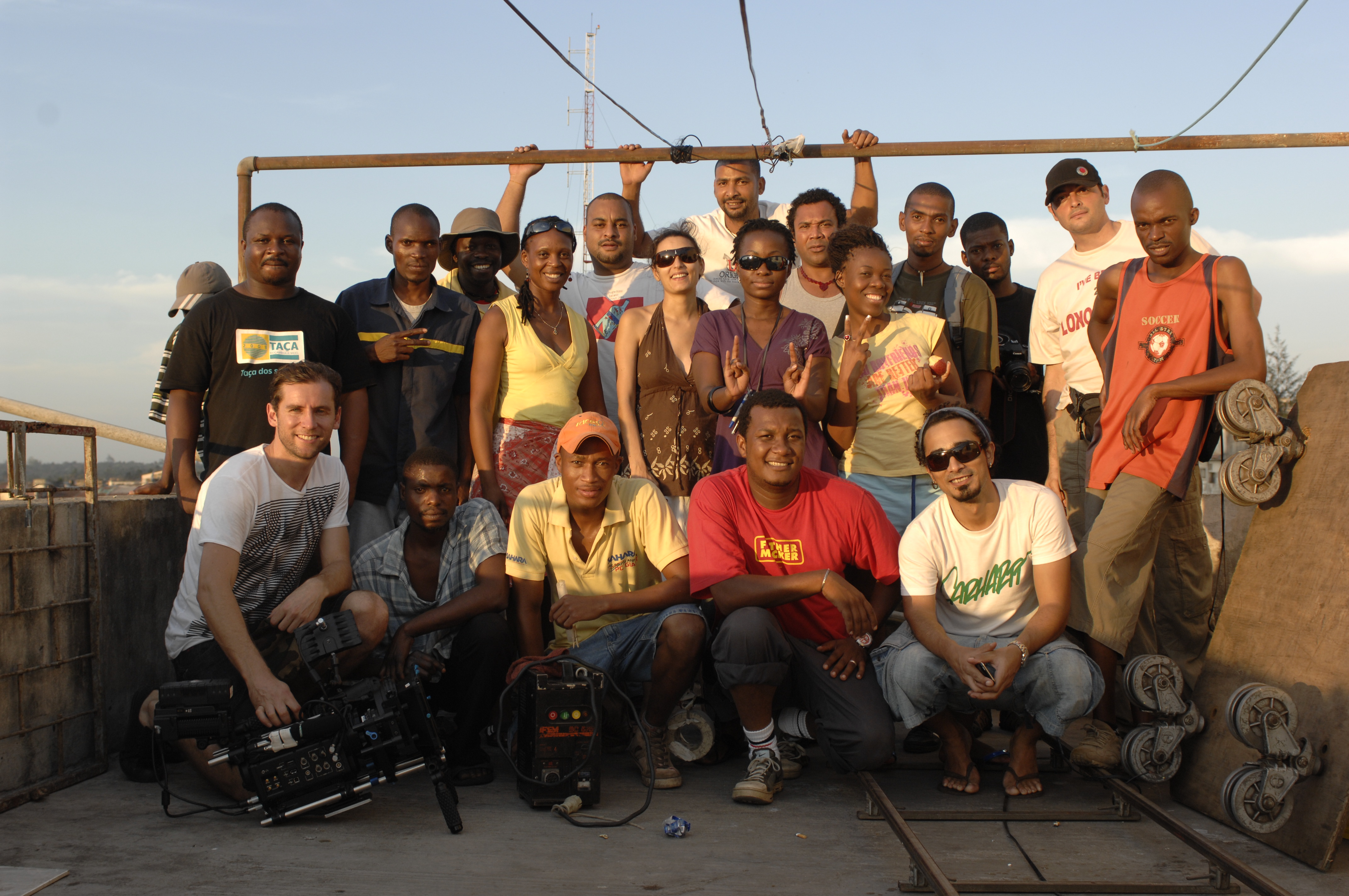 The crew that shot Mahla Filmes first commissioned job 