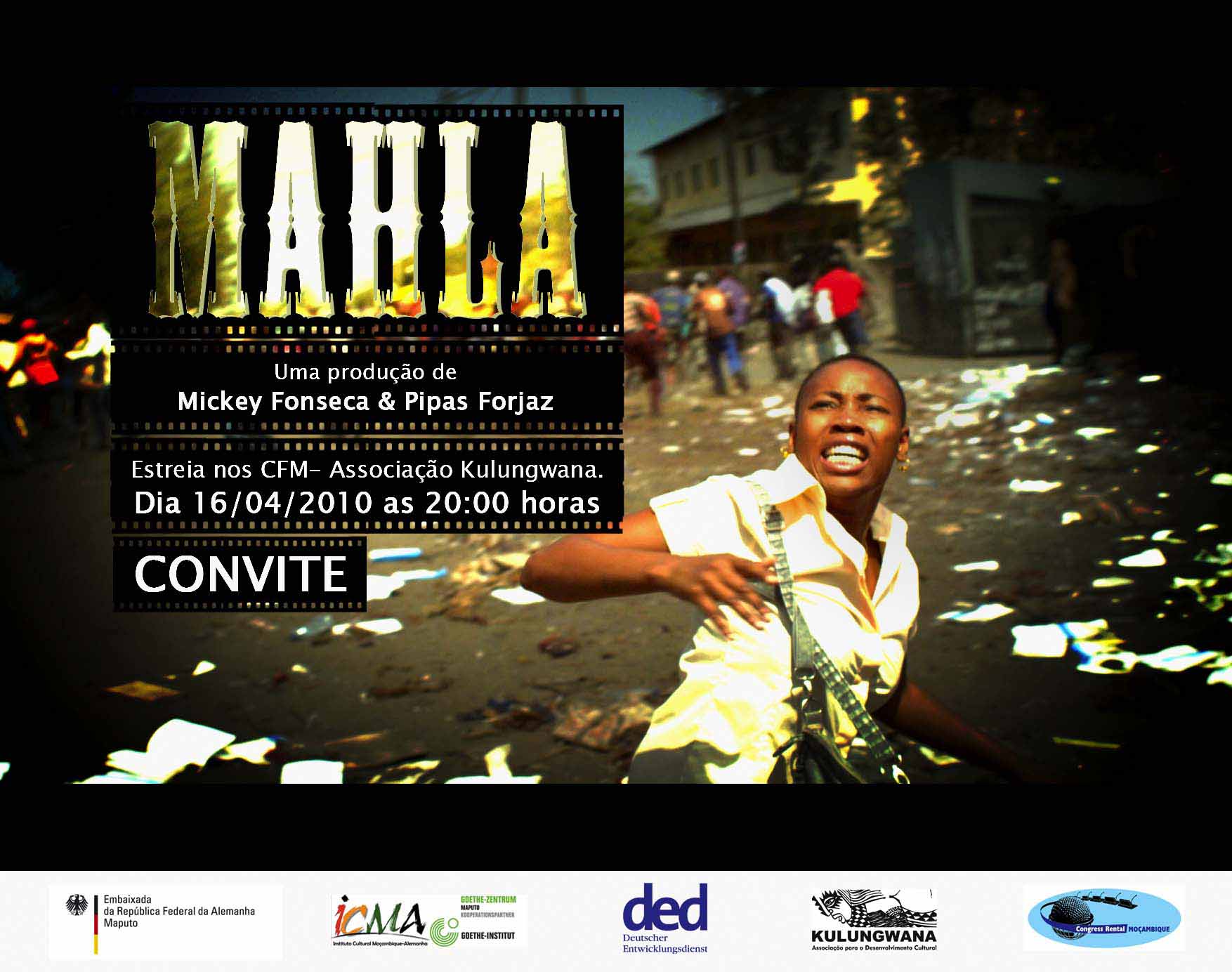 Invitation to the opening of Mahla on the 16'th ofApril 2010