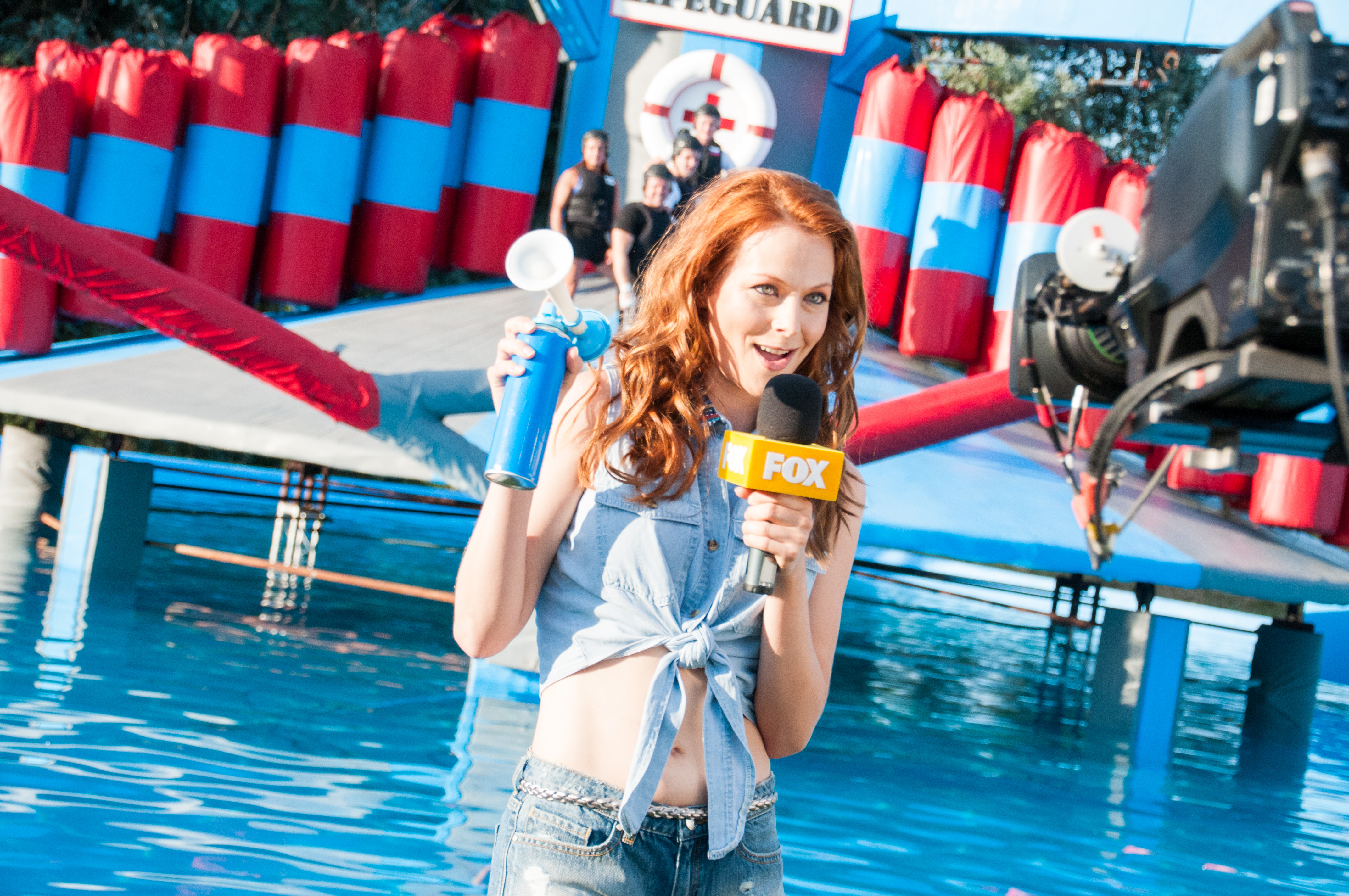 Anna Easteden Hosting Wipeout Finland.