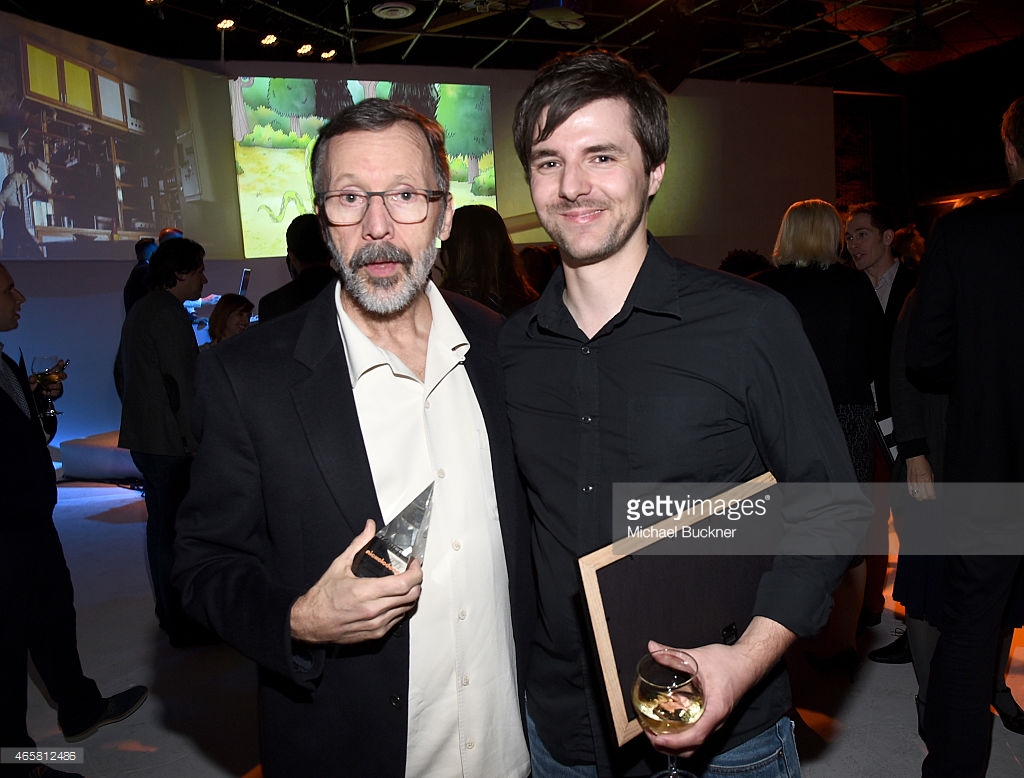 Thomas Grummt with Ed Catmull, at Variety event '10 Animators to watch' in 2015