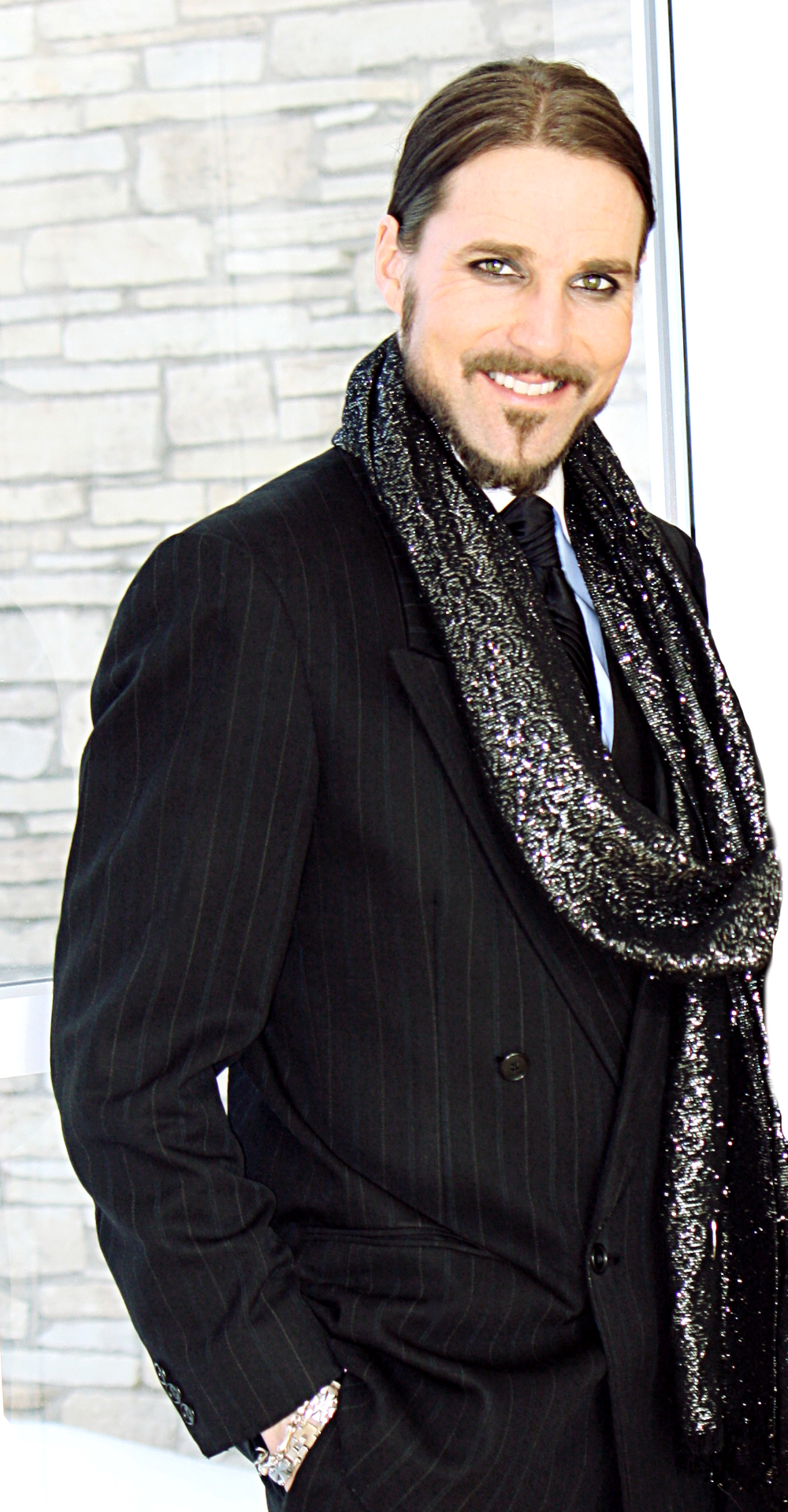 Matt Wiggins during a photo shoot as he prepares to host the 23rd Annual Iowa Motion Picture Awards in March 2014.