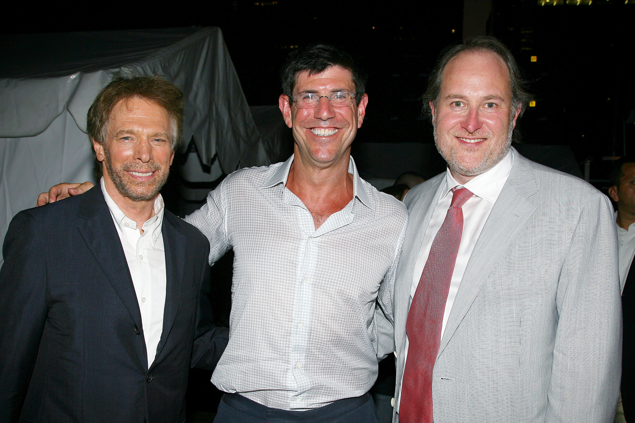 Jerry Bruckheimer, Jon Turteltaub and Rich Ross at event of Burtininko mokinys (2010)