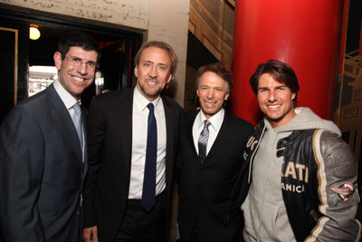 Nicolas Cage, Tom Cruise, Jerry Bruckheimer and Rich Ross at event of Persijos princas: laiko smiltys (2010)