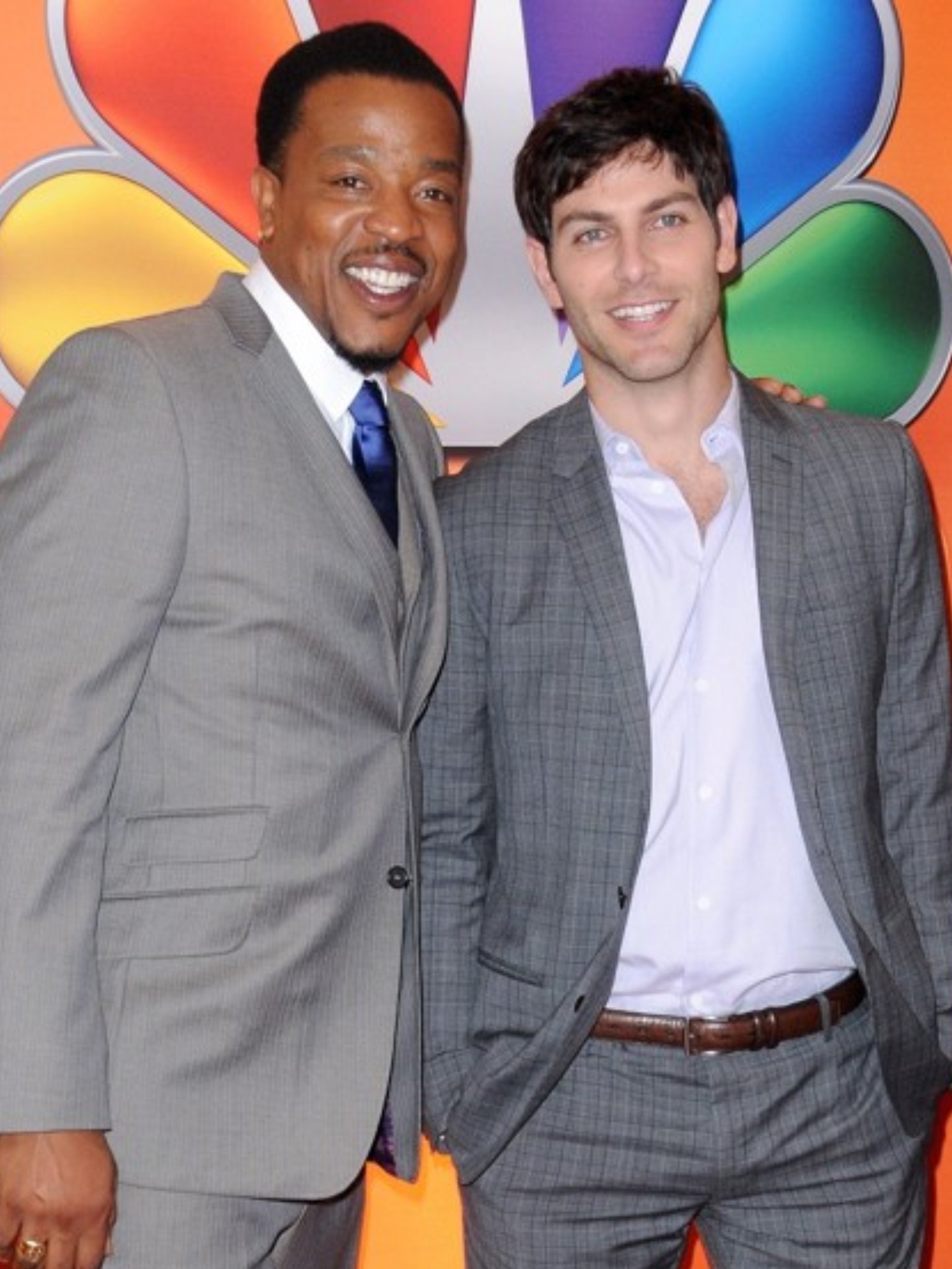 David Giuntoli and Russell Hornsby at the 2012 NBC Upfronts