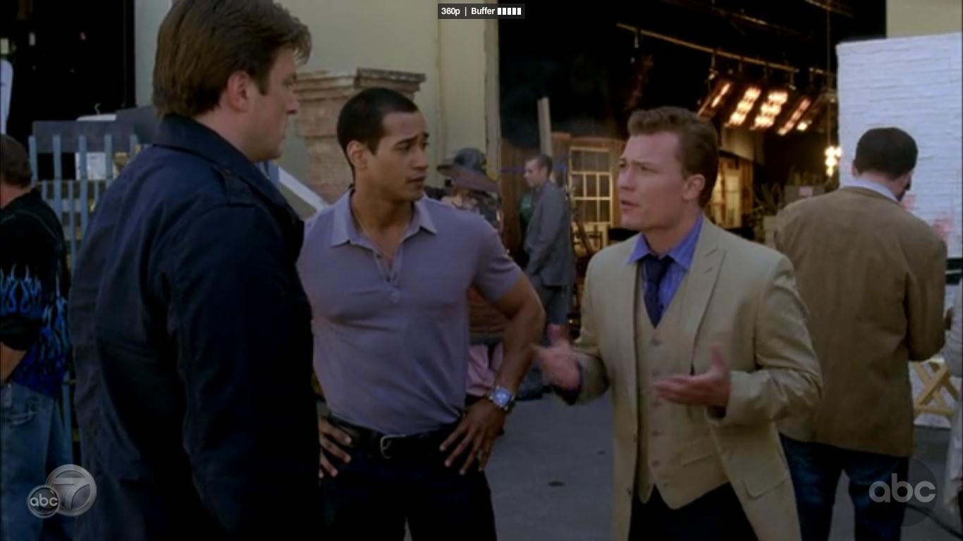 Nathan Fillion, Justice Gamble, and Ryan Deal