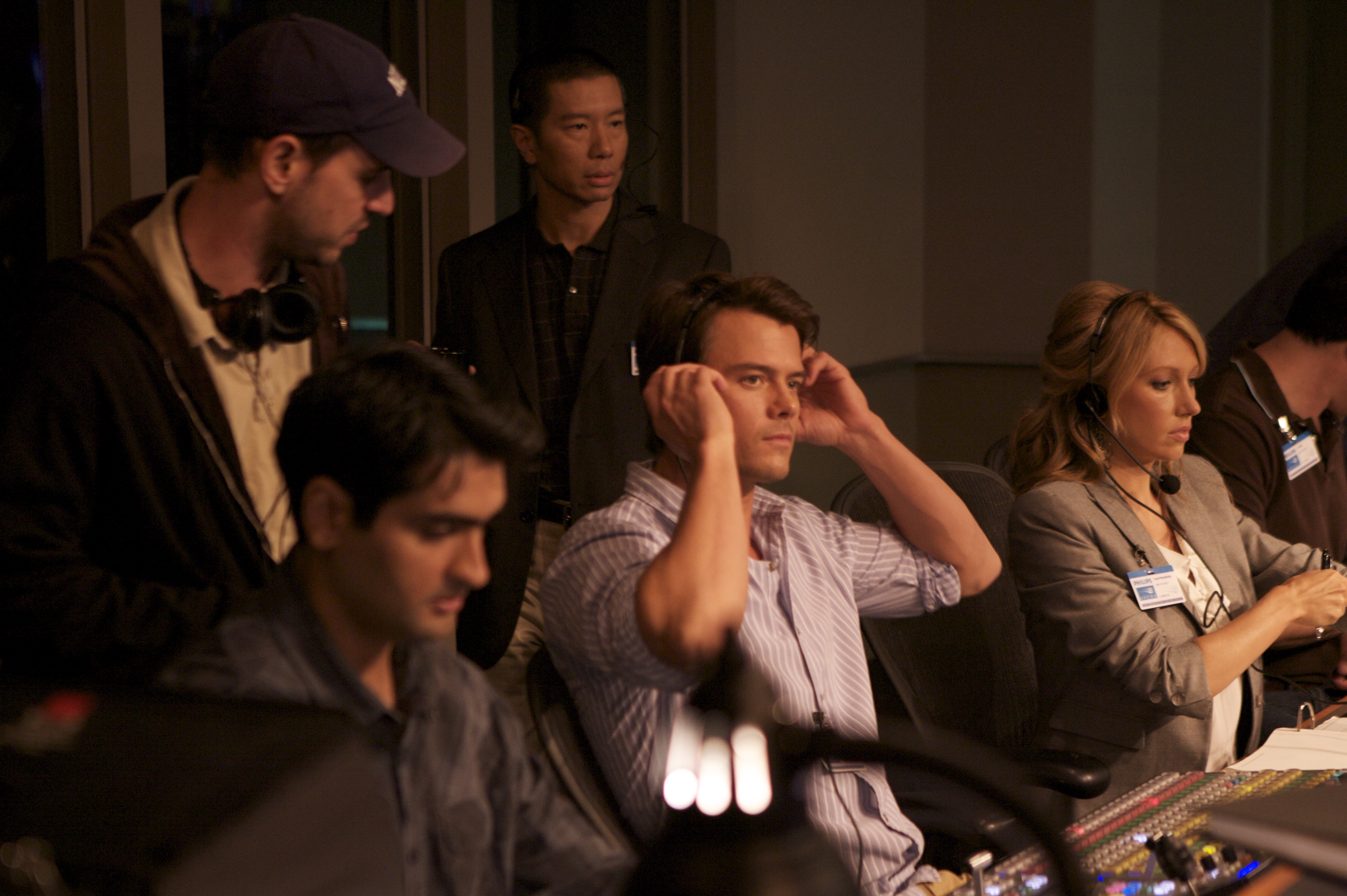 Director Greg Berlanti, Kumail Nanjiani, Josh Duhamel, Reggie Lee and Brooke Josephson