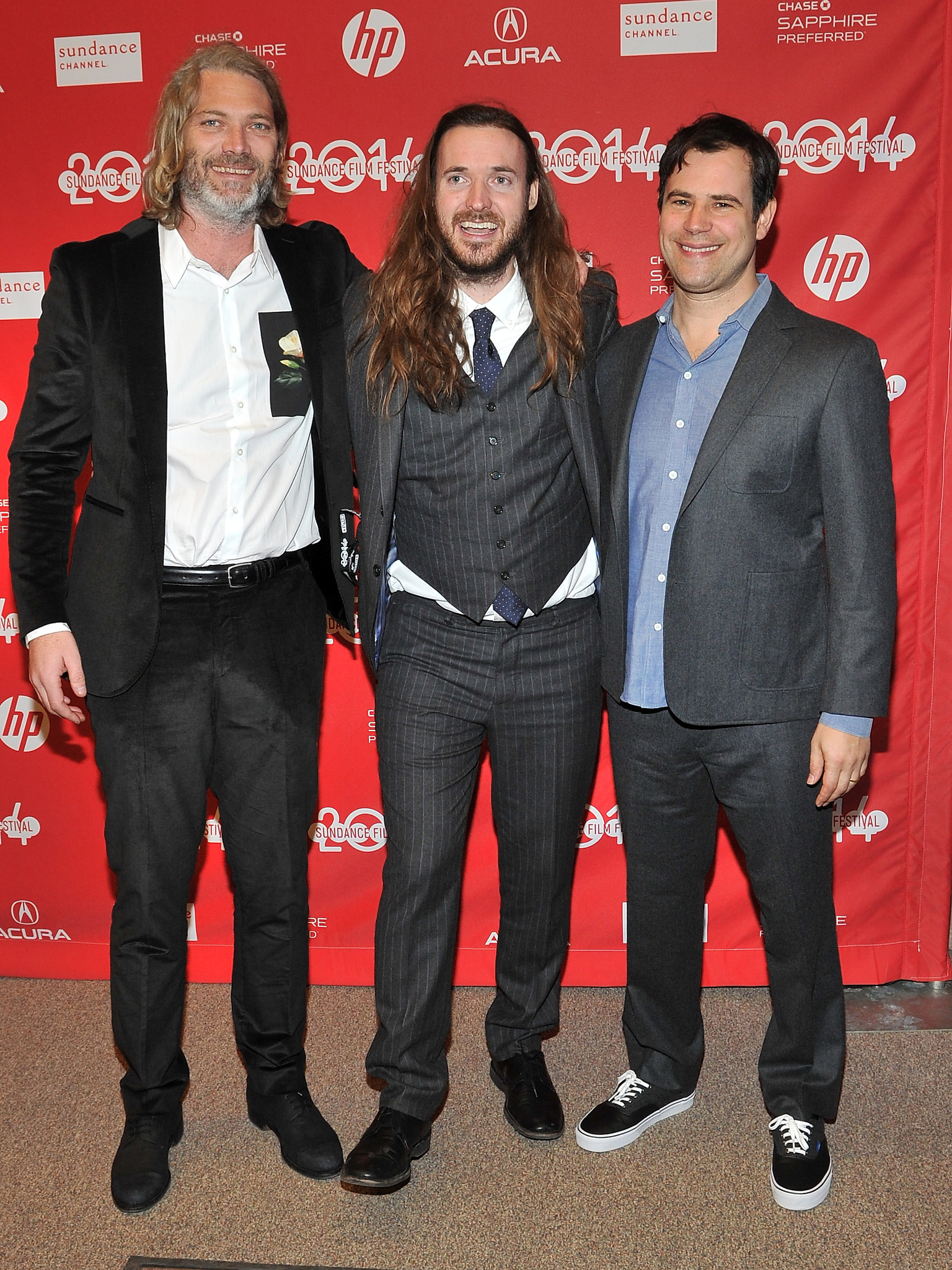 Hunter Gray, Alex Orlovsky and Mike Cahill at event of I Origins (2014)