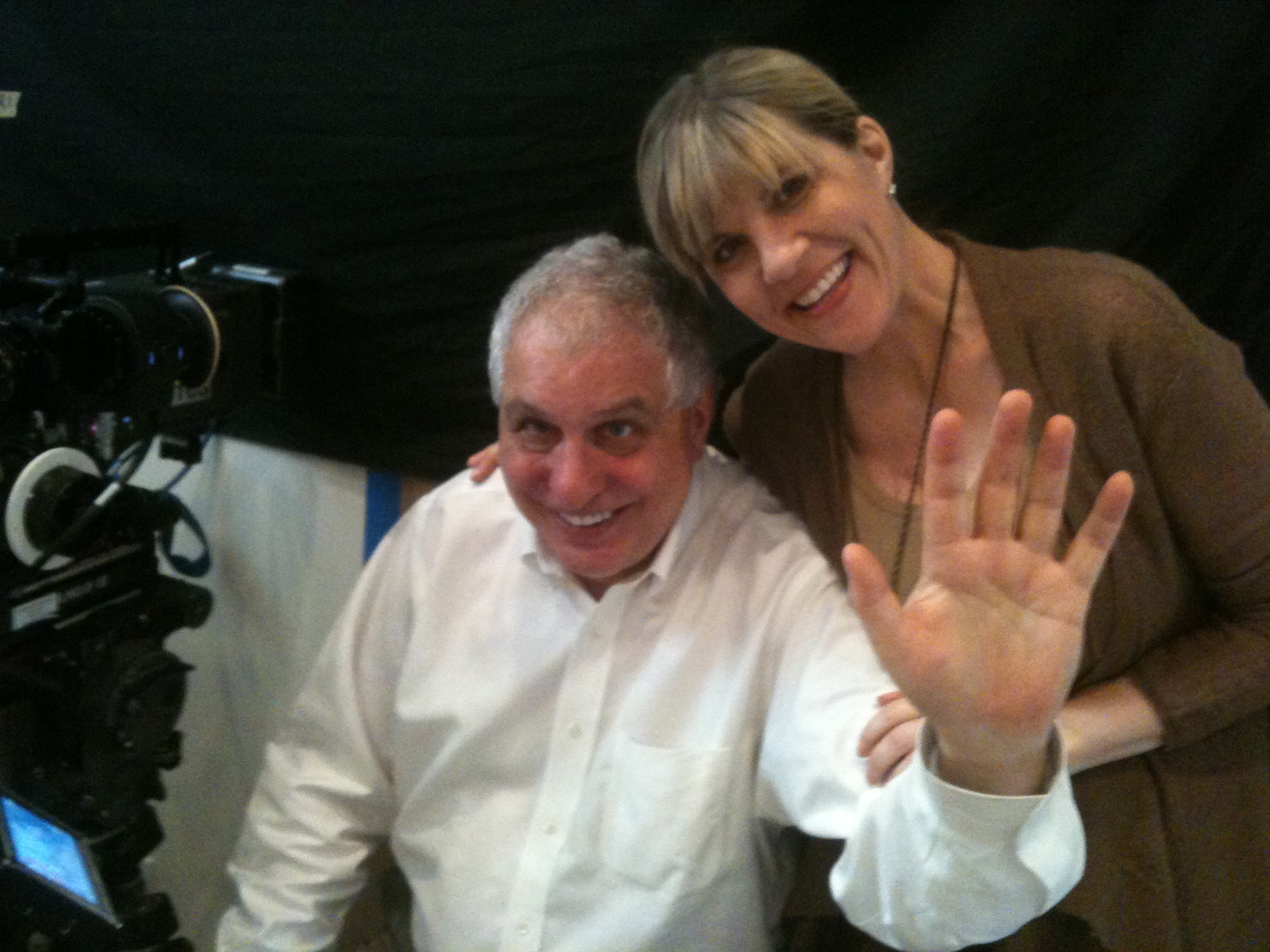 On set with the fabulous Oscar winning documentarian Errol Morris.