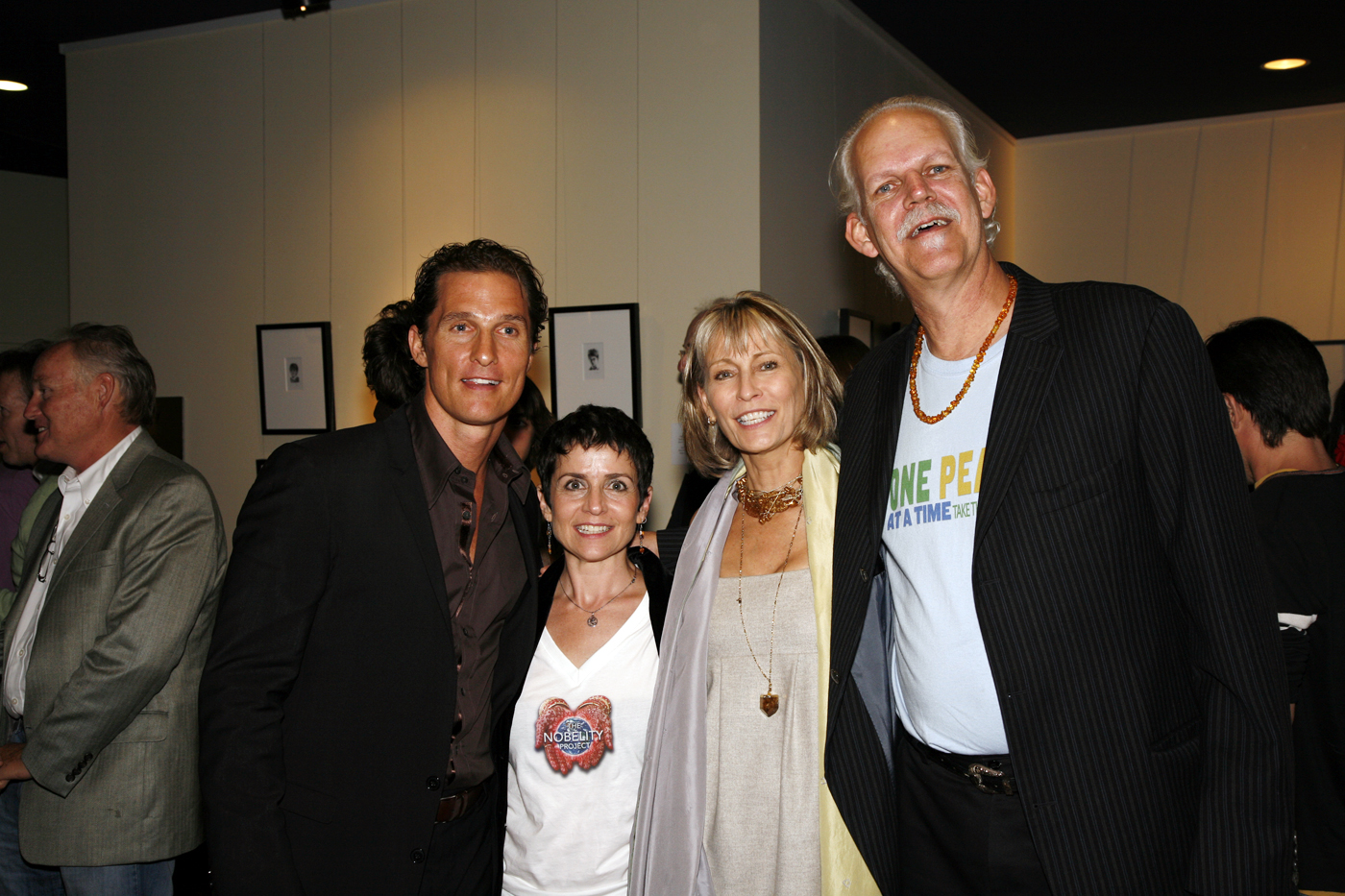 Matthew McConaughey, Christy Pipkin, Jere Rae Mansfield, and Director Turk Pipkin at the premier of 