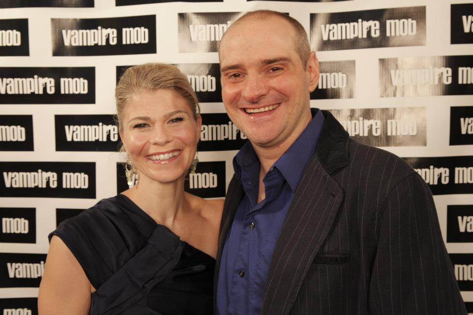 Shannon Malone and Jim Roof at the Vampire Mob screening in LA