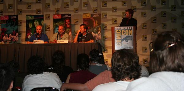 Brian Ward moderating the Film Crew panel at the 2007 San Diego Comic-Con.
