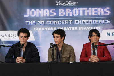 The Jonas Brothers, Kevin Jonas, Joe Jonas and Nick Jonas