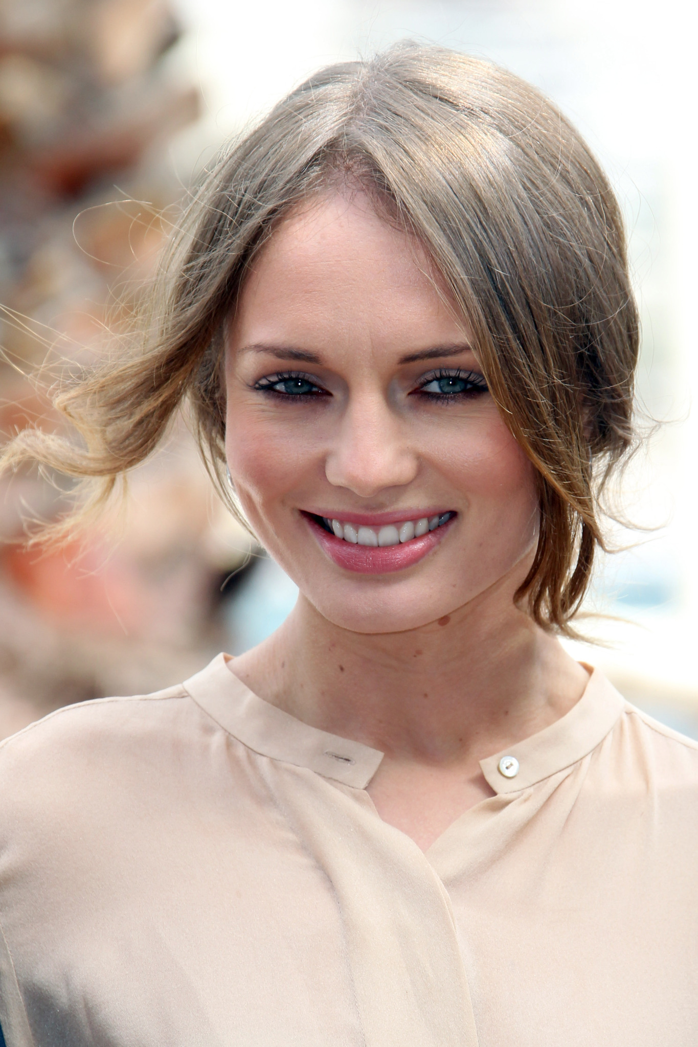 British actress Laura Haddock attends a photocall for the TV serie 'Da Vinci's Demons' at MIP TV 2013 on April 8, 2013 in Cannes, France.