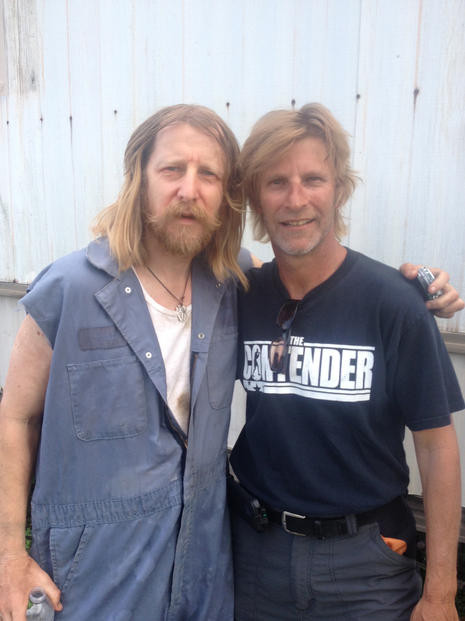 Cosmo and The Great Actor Lew Temple on set in Baton Rouge, La