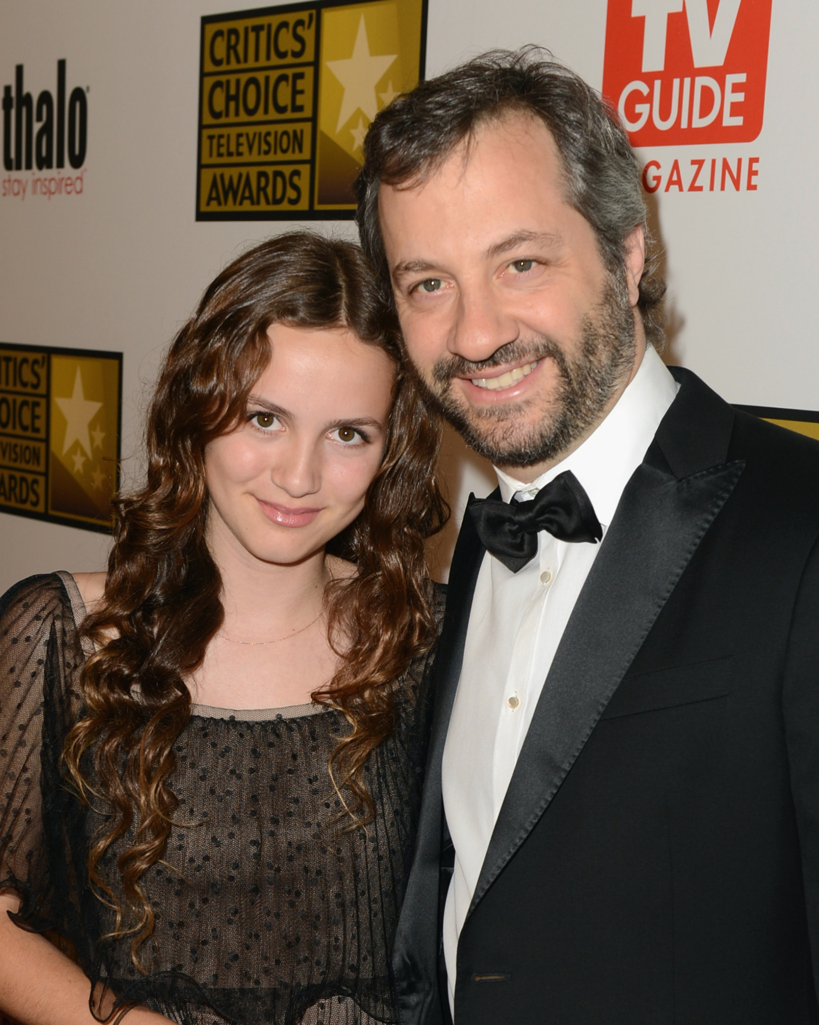 Judd Apatow and Maude Apatow