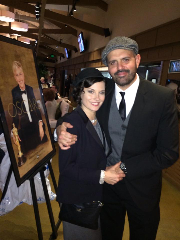 Blake West and Camille LaBry West at the PGA Oscar party 2014