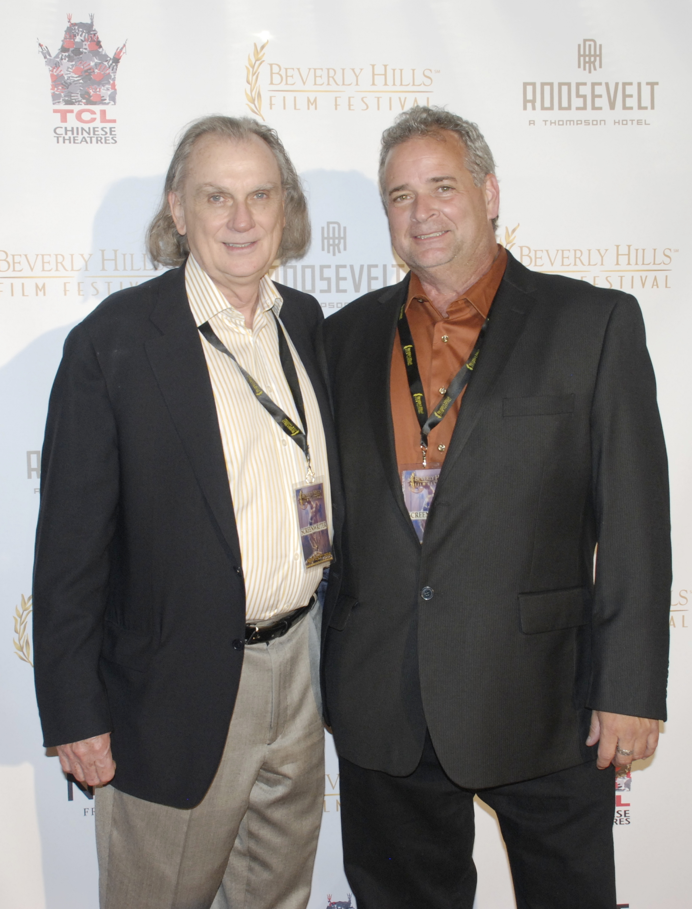 With Ray C. Merrill (Carlisle Indian Movie) at 2014 Beverly Hills Film Festival