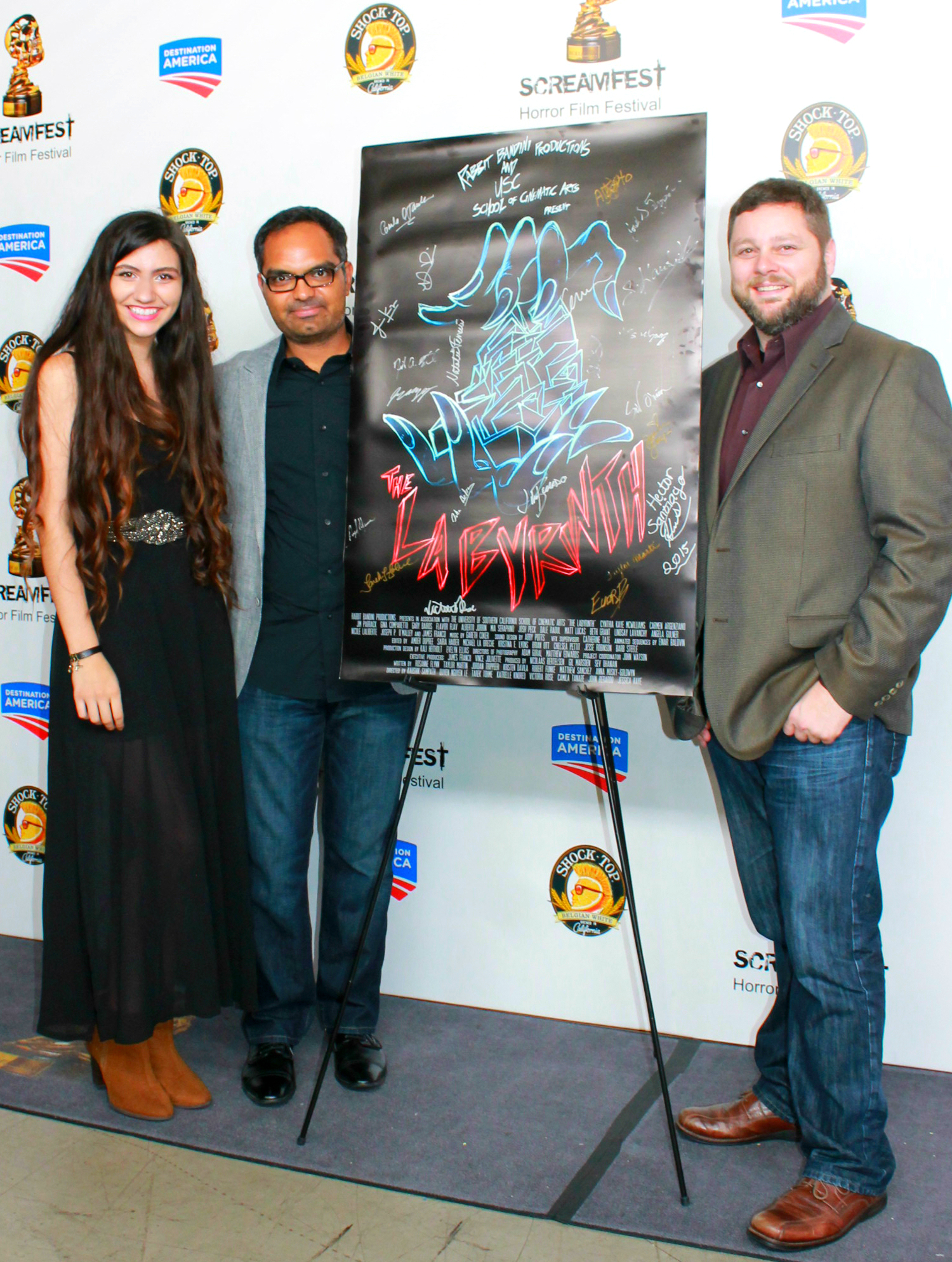 (2015) Screamfest screening of The Labyrinth with director Kaushik Sampath and producer Nicolas Bertelsen