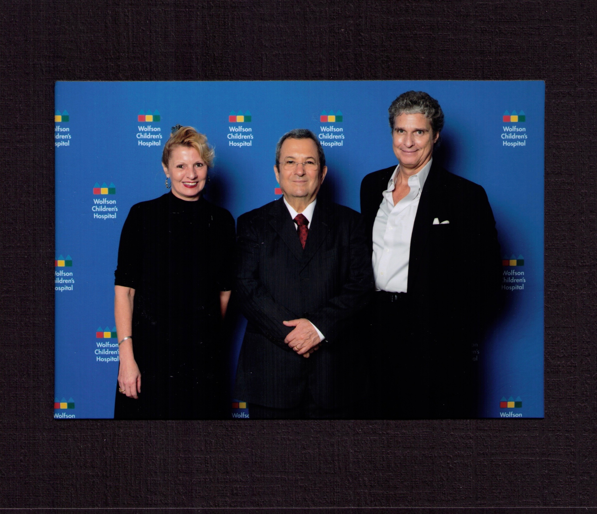 With Kristrun Fridriksson and Ehud Barak
