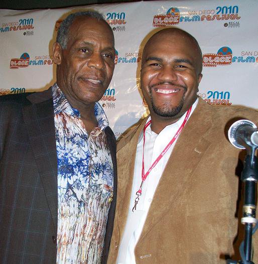 At the San Diego Black Film Festival with Danny Glover