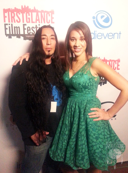 Opening night at the Firstglance Film Festival 2014 with actress Krystal White