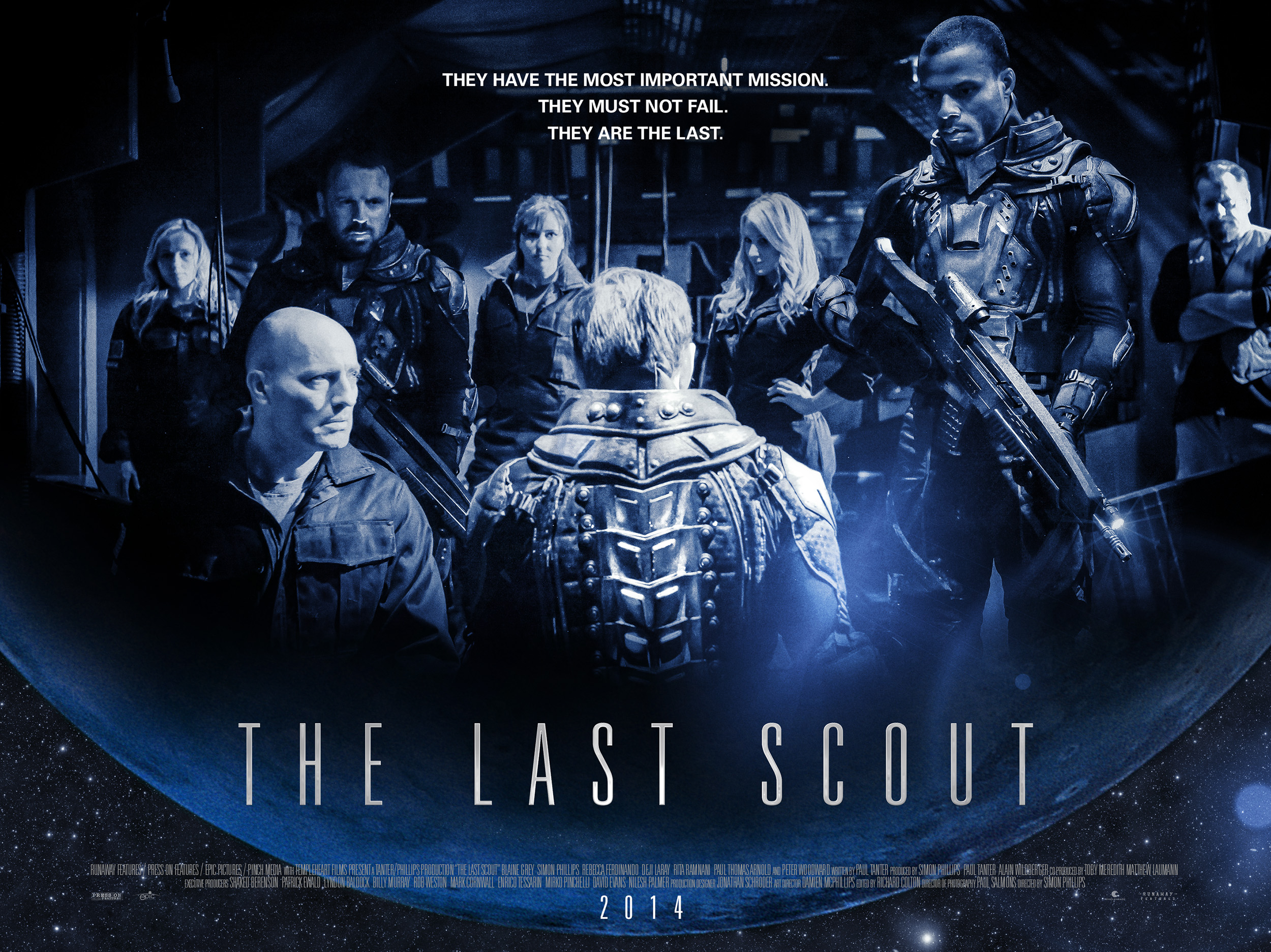 The Last Scout UK quad poster