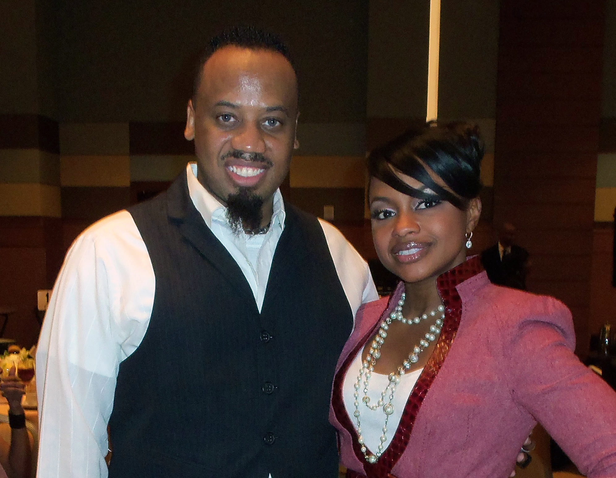 JaBarr and Phaedra Parks at BWNF Luncheon