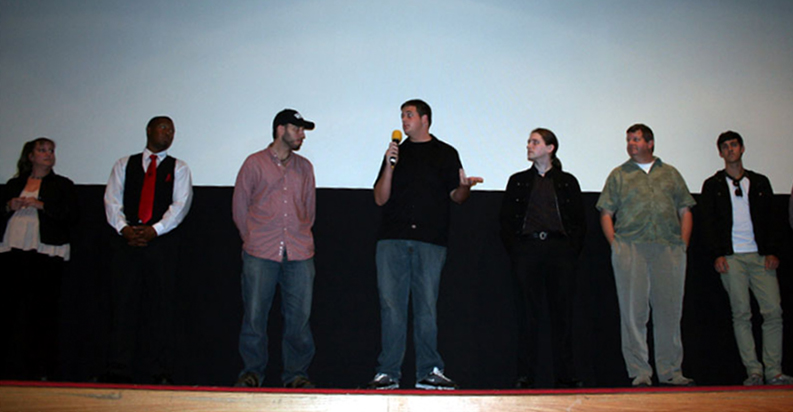 Director's Q&A on stage at November Enzian Film Slam 2010