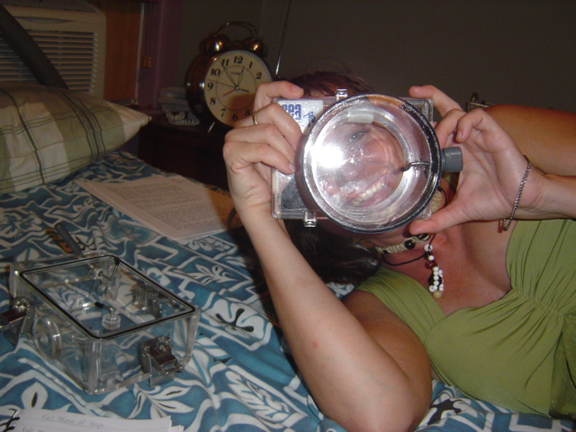 Filmmaker Elizabeth Anne - preproduction for underwater photography (The Interpreter's Disocvery 2005)