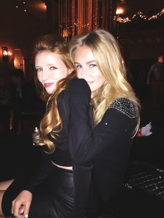 Stef Dawson and Hannah Griffith at Roosevelt Event in Hollywood.