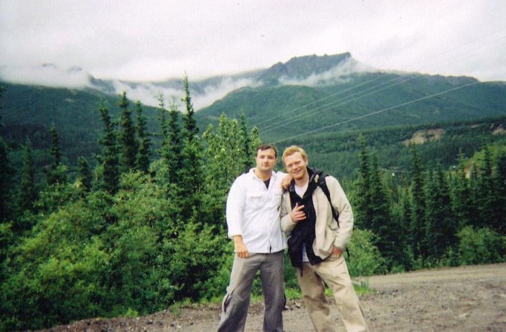 Hanging in Alaska. Before I came out to CA, I worked seasonal jobs saving lute. One of them was Denali, Alaska.