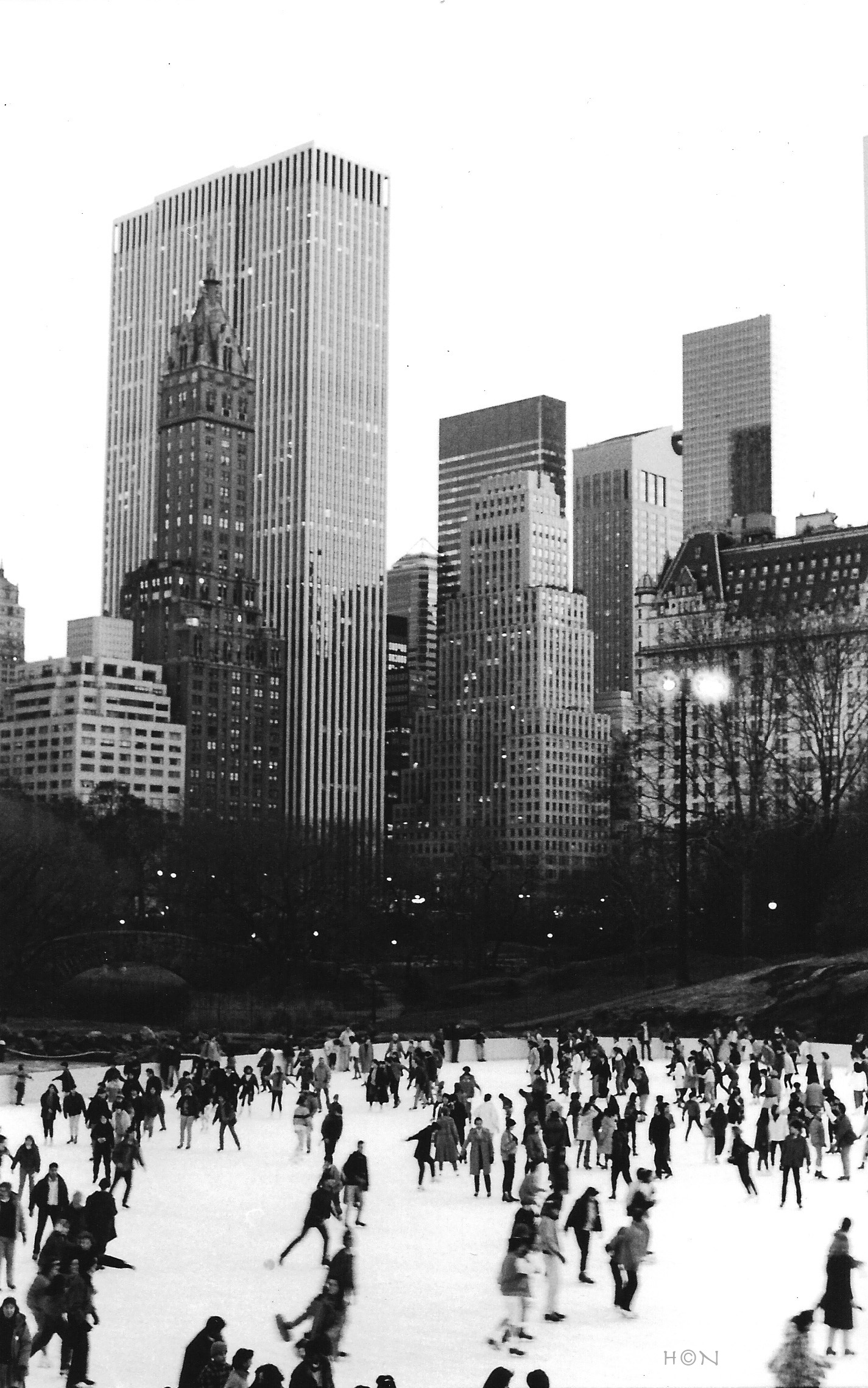 Central Park skating rink 1987