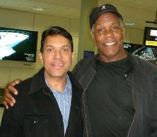 Aron Govil with Danny Glover