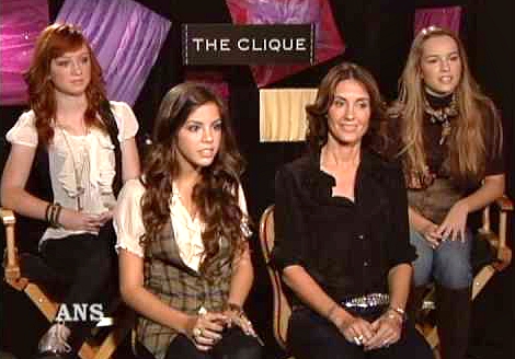 An Interview with Sophie Anna Everhard and the Cast of THE CLIQUE (dir. Michael Lembeck / WB).