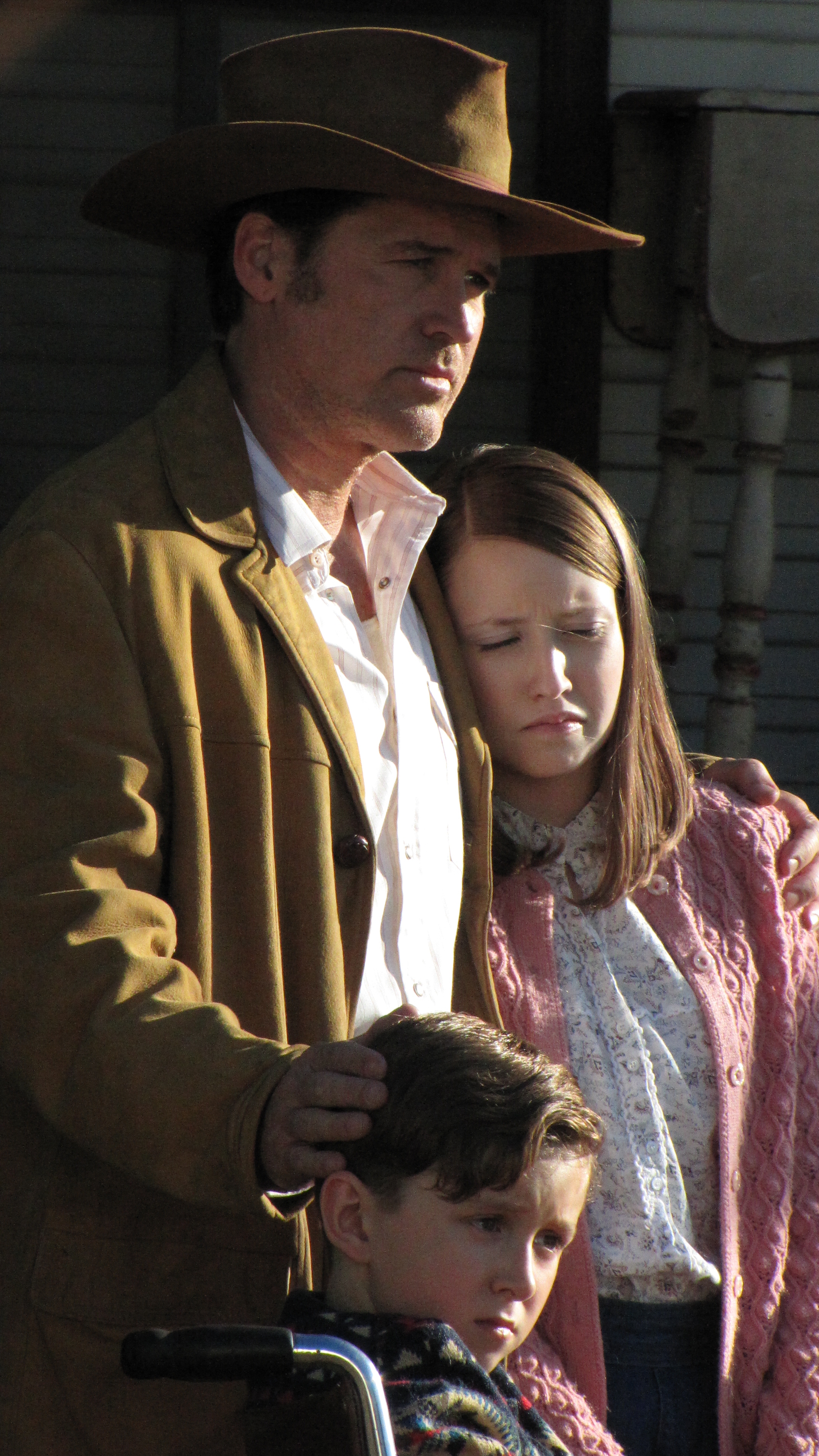 Billy Ray Cyrus, Emily Tennant & Darien Provost; Christmas in Canaan, September 2009