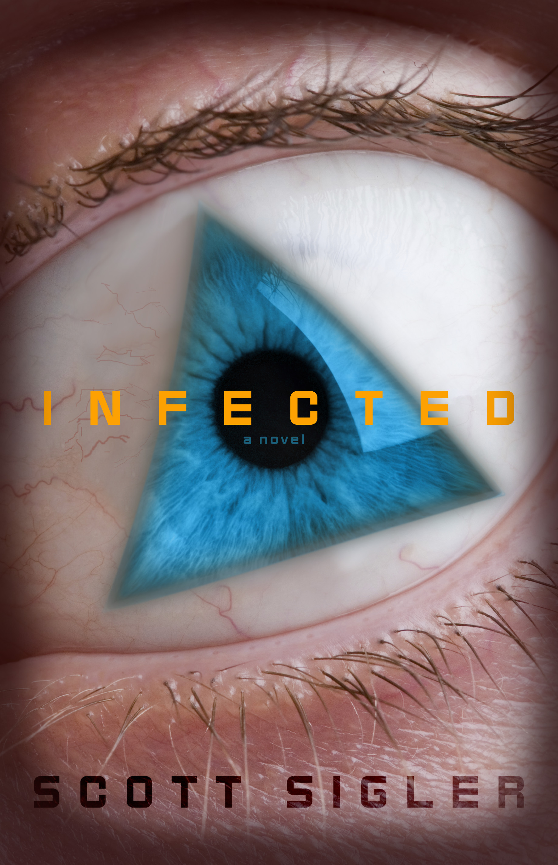 The cover for INFECTED, a horror novel by Scott Sigler.