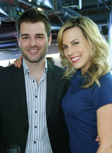 Tyler Webb and Shawna van Gils at the Devon launch party in Beverly Hills