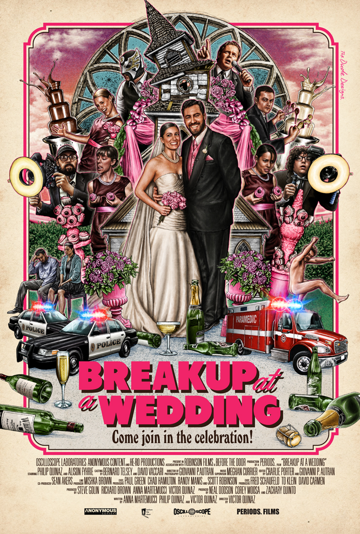 BREAKUP AT A WEDDING Oscilloscope Laboratories poster art.