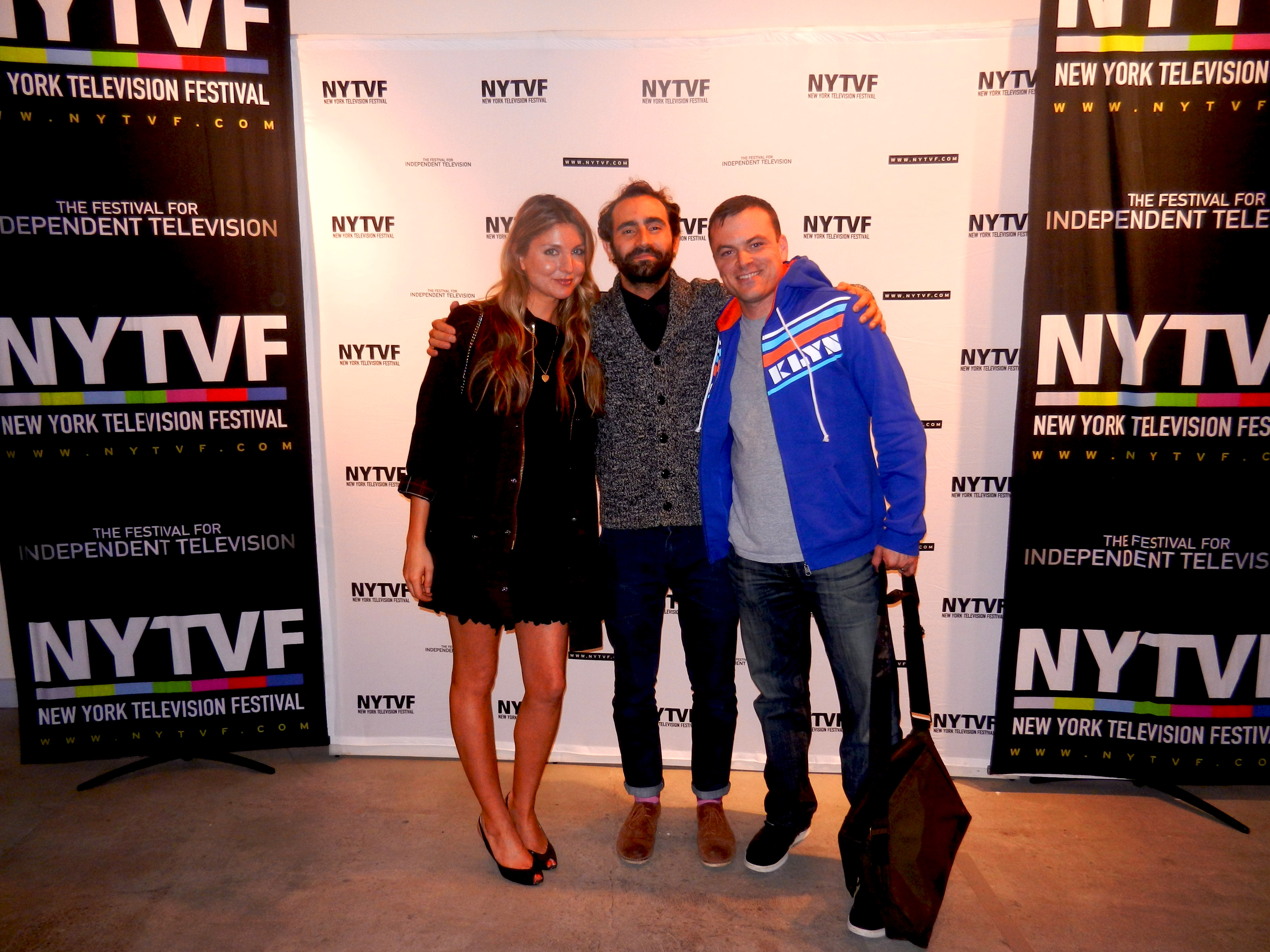 Anna Martemucci, Giovanni P. Autran, Brian Shoaf, NY Television Festival premiere of HAMSTERS, winner of the IFC 